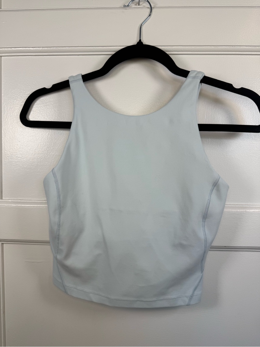 Women’s Light Blue High Neck Tank Top
